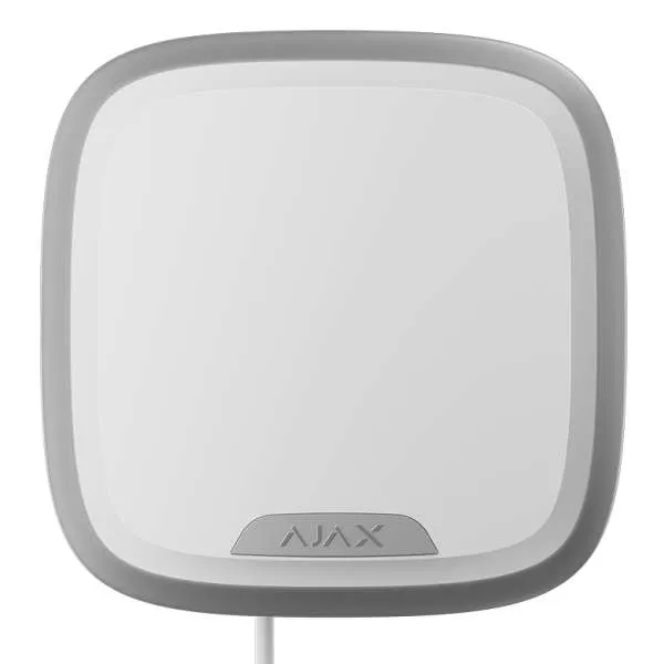 AJAX - STREET SIREN PLUS FIBRA WHITE Ενσύρματη εξωτερική σειρήνα PLUS FIBRA, σε λευκό χρώμα.