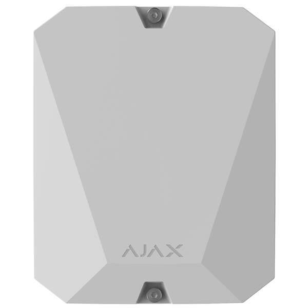 AJAX - MULTITRANSMITTER WHITE Integration Module για την σύνδεση 18 ενσύρματων περιφερειακών συσκευών/ζώνων.