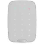 AJAX - KEYPAD PLUS WHITE Ασύρματο πληκτρολόγιο αφής με ενσωματωμένο Proximity Reader, σε λευκό χρώμα.