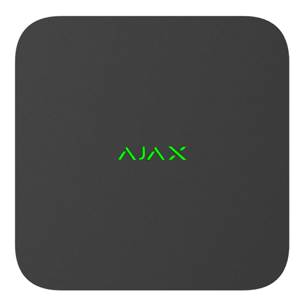 AJAX - NVR (8ch) BLACK Καταγραφικό Αjax 8 καναλιών 4Κ (8ΜP), σε μαύρο χρώμα.