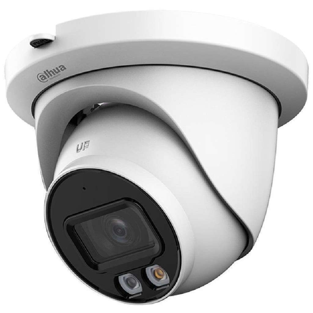DAHUA - IPC-HDW2249TM-S-IL IP Smart Dual Illuminator Dome κάμερα ανάλυσης 2MP, με φακό 2.8mm, IR30m και Led 30m. Ενσωματωμένο μικρόφωνο.