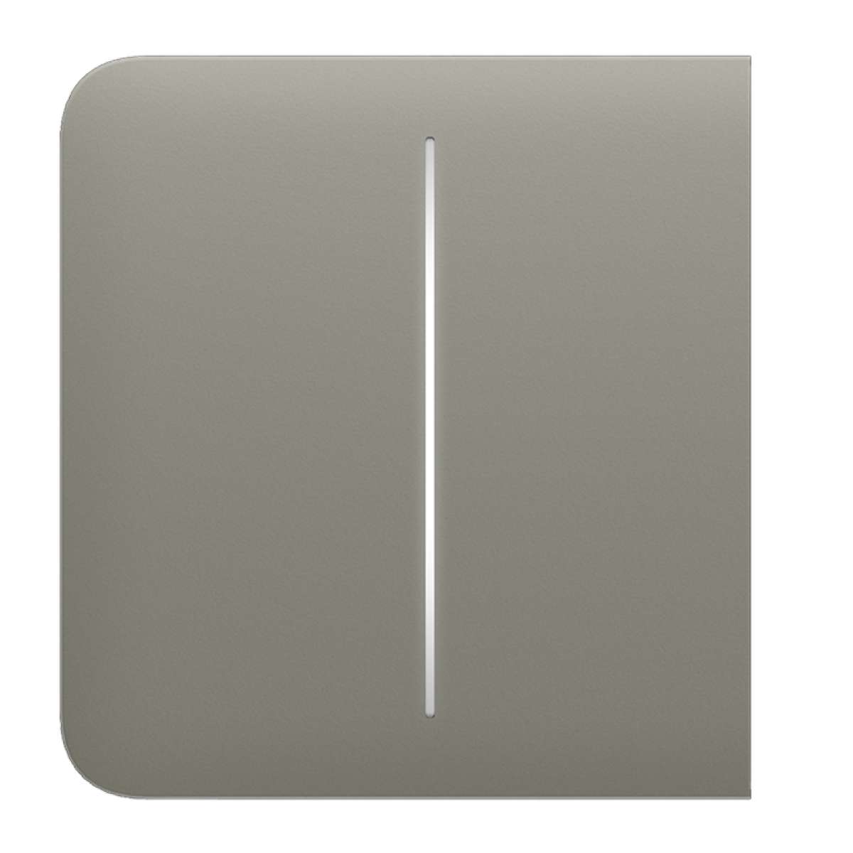 AJAX - SIDE BUTTON (2-GANG) OLIVE Πλάγια πρόσοψη για πλαίσιο (Frame) 2, 3, 4 ή 5 θέσεων ασύρματου διπλού διακόπτη ελέγχου φωτισμού, σε λαδί χρώμα.