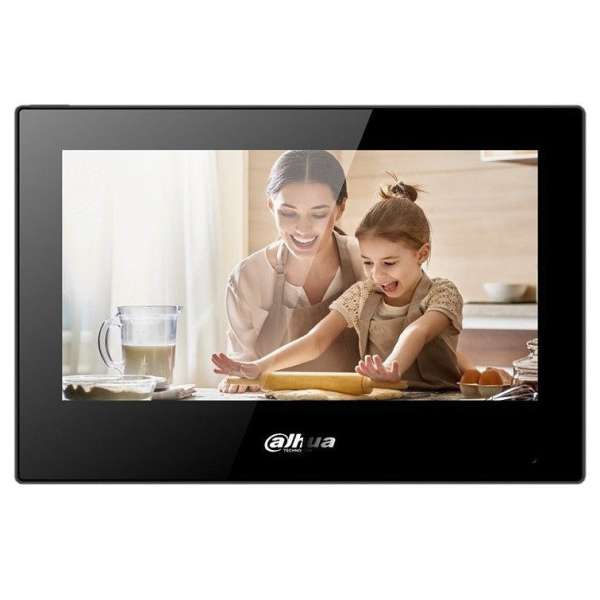 DAHUA - VTH5321GB-W Android 8.1 IP Μοnitor 7". Χρώμα Μαύρο.