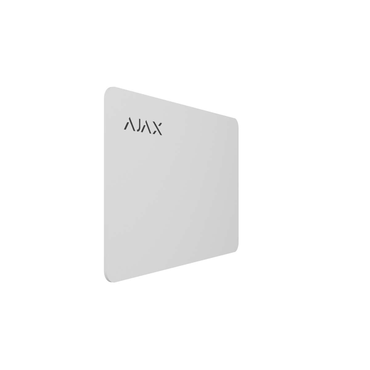 AJAX - PASS WHITE Κάρτα για ανέπαφη λειτουργία συστήματος Αjax, σε λευκό χρώμα.