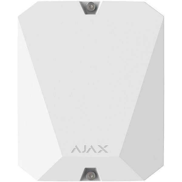 AJAX - MULTITRANSMITTER WHITE Integration Module για την σύνδεση 18 ενσύρματων περιφερειακών συσκευών/ζώνων.