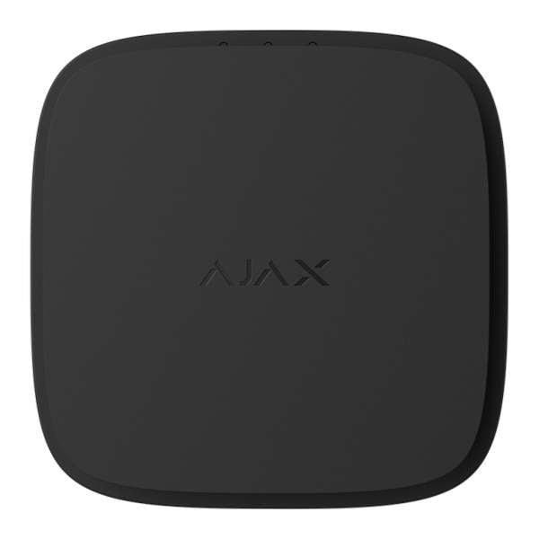 AJAX - FIRE PROTECT 2 RB (HEAT/SMOKE/CO) BLACK Nέος ασύρματος ανιχνευτής καπνού, θερμοκρασίας και μονοξειδίου του άνθρακα (CO) με ενσωματωμένη σειρήνα, σε μαύρο χρώμα.