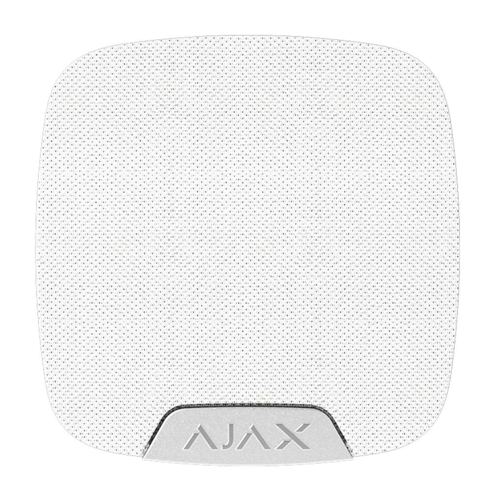 AJAX - HOME SIREN SUPERIOR WHITE Ασύρματη εσωτερική σειρήνα SUPERIOR, σε λευκό χρώμα.