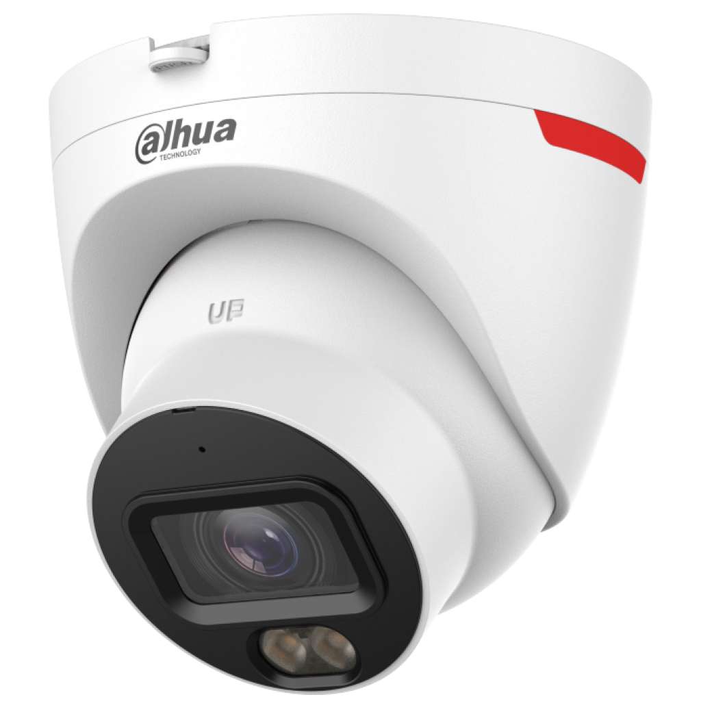 DAHUA - IPC-HDW2449T-S-LED-0280B-PRO IP Wizcolor Dome κάμερα ανάλυσης 4MP, με φακό 2.8mm. Ενσωματωμένο μικρόφωνο.