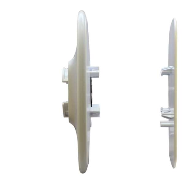 AJAX - BRANDPLATE FOR STREET SIREN DOUBLE DECK WHITE Πλαστικό καπάκι για Street Siren Double Deck, σε λευκό χρώμα.