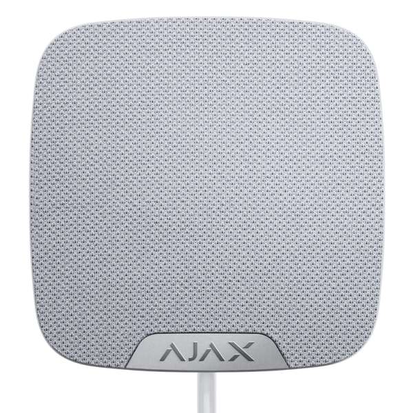 AJAX - HOME SIREN FIBRA WHITE Ενσύρματη σειρήνα FIBRA, εσωτερικού χώρου σε λευκό χρώμα.