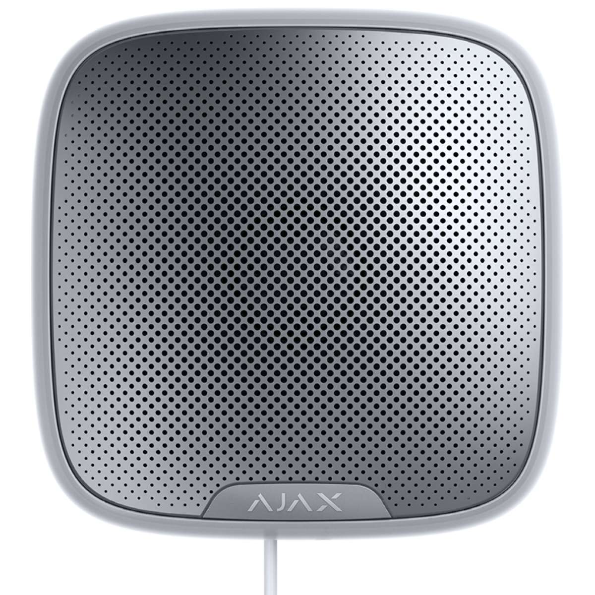 AJAX SYSTEMS - STREET SIREN FIBRA WHITE Ενσύρματη εξωτερική σειρήνα FIBRA, σε λευκό χρώμα.