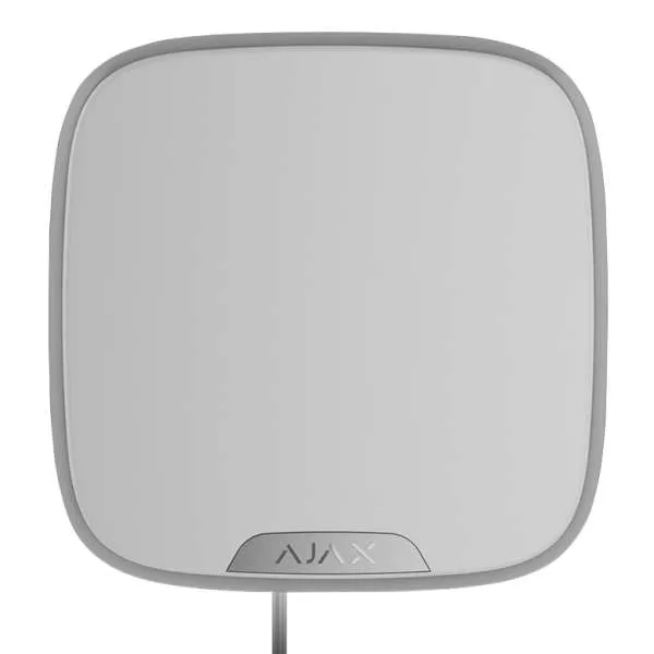 AJAX - STREET SIREN DOUBLE DECK FIBRA WHITE Ενσύρματη εξωτερική σειρήνα Double Deck FIBRA, σε λευκό χρώμα.