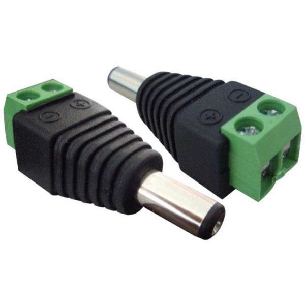 SPARK - FEMALE ADAPTER FOR CCTV Θηλυκό βύσμα τροφοδοσίας καμερών με κλέμα.