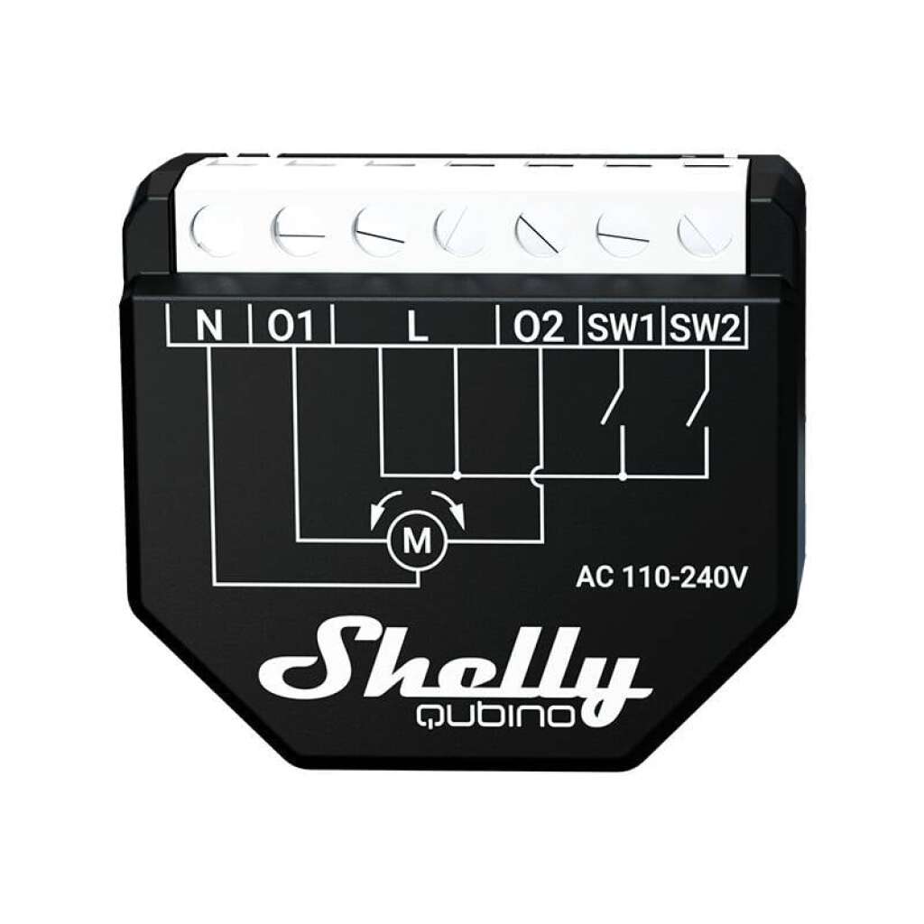Shelly Qubino Wave Shutter - Διακόπτης Z-Wave με μέτρηση ισχύος & λειτουργία ρολών