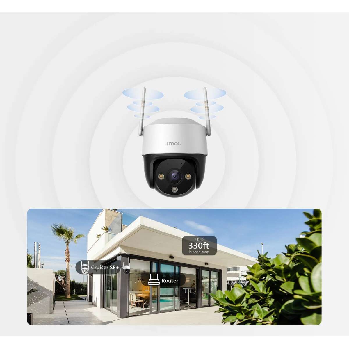 IMOU Cruiser+ 5MP (IPC-K7CP-5H1WE) - IP Κάμερα Παρακολούθησης Wi-Fi 5MP