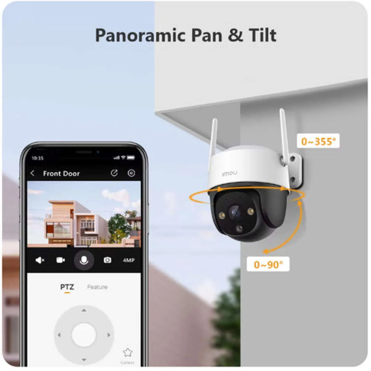 IMOU Cruiser+ 5MP (IPC-K7CP-5H1WE) - IP Κάμερα Παρακολούθησης Wi-Fi 5MP