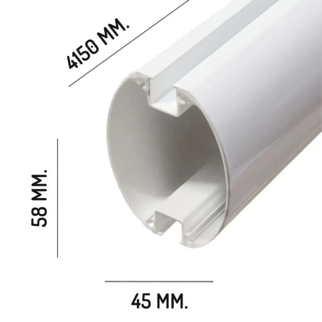Nice XBA19 - Κοντάρι Αλουμινίου Λευκό (4m - 45x58x4270 mm)
