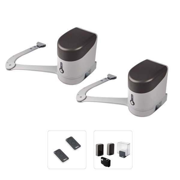 Nice HYKE (Premium Διπλό Kit) - Σετ μηχανισμών 24V για ανοιγόμενες αυλόπορτες έως 3,5 μέτρα και 300kg