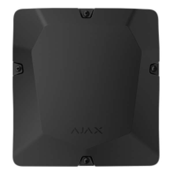 AJAX - CASE D (430) BLACK Κουτί διακλάδωσης οκτώ θέσεων και για δύο μπαταρίες (έως 18Ah), για ασφαλή ενσύρματη σύνδεση συσκευών Ajax Fibra, σε μαύρο χρώμα.