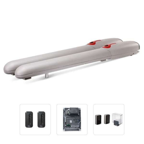 Nice WINGO3524HS (Premium Kit) - Σετ Γρήγορου Μηχανισμόυ 24V για ανοιγόμενες αυλόπορτες με μήκος φύλλου έως 3 μέτρα και 200kg