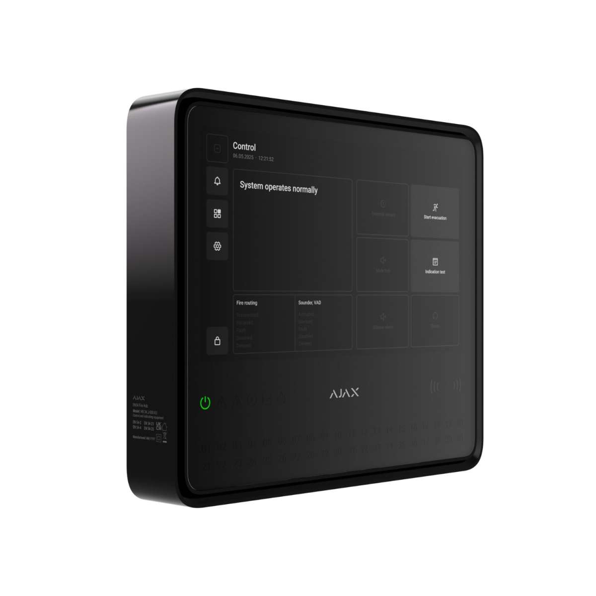 AJAX Fire Hub EN54 Black 2