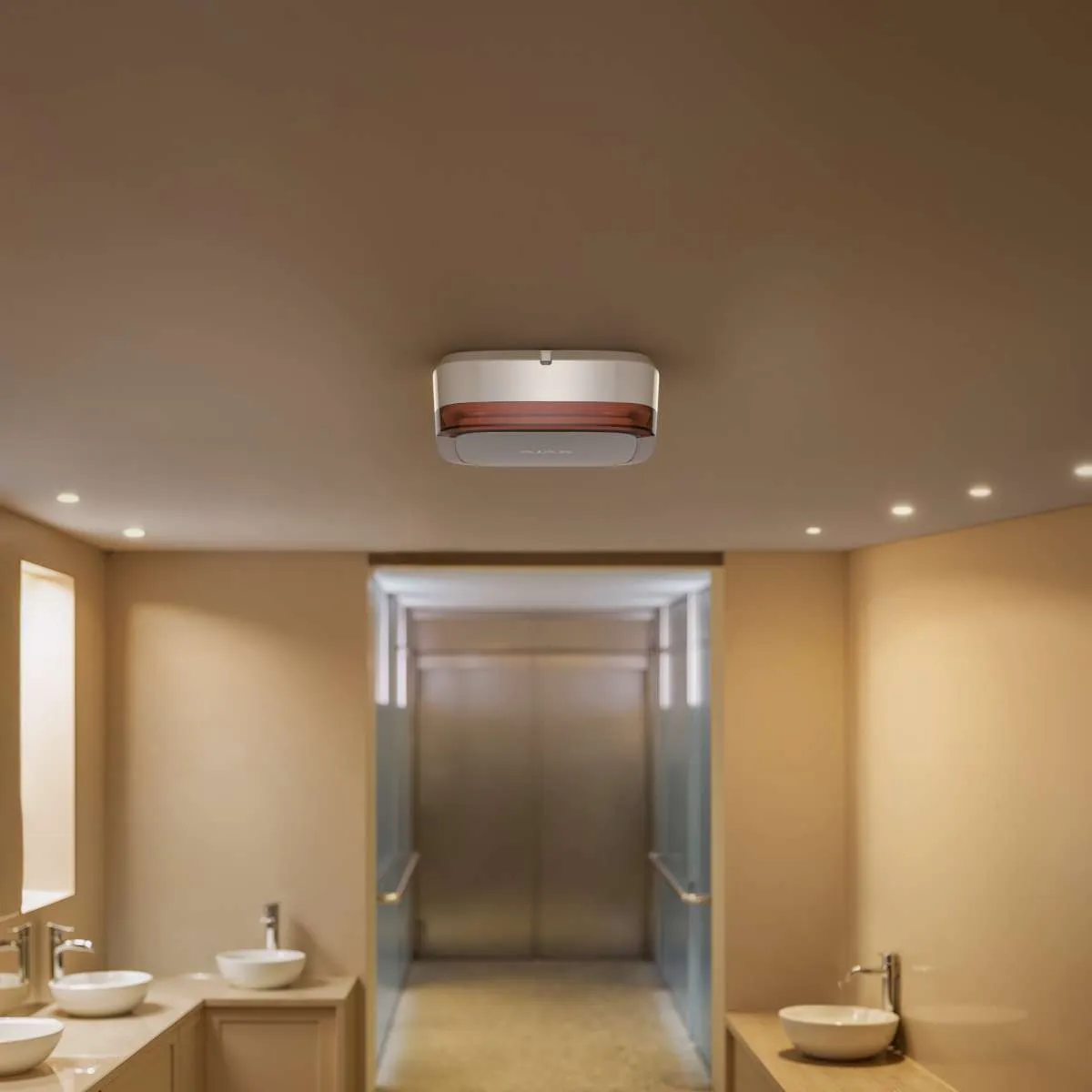 Lifestyle Ajax EN54 FireProtect (VAD) Jeweller hotel toilet white